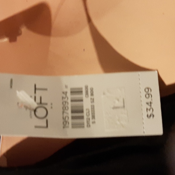 Loft Black Lace Tank Top Size womens Large - Picture 4 of 4